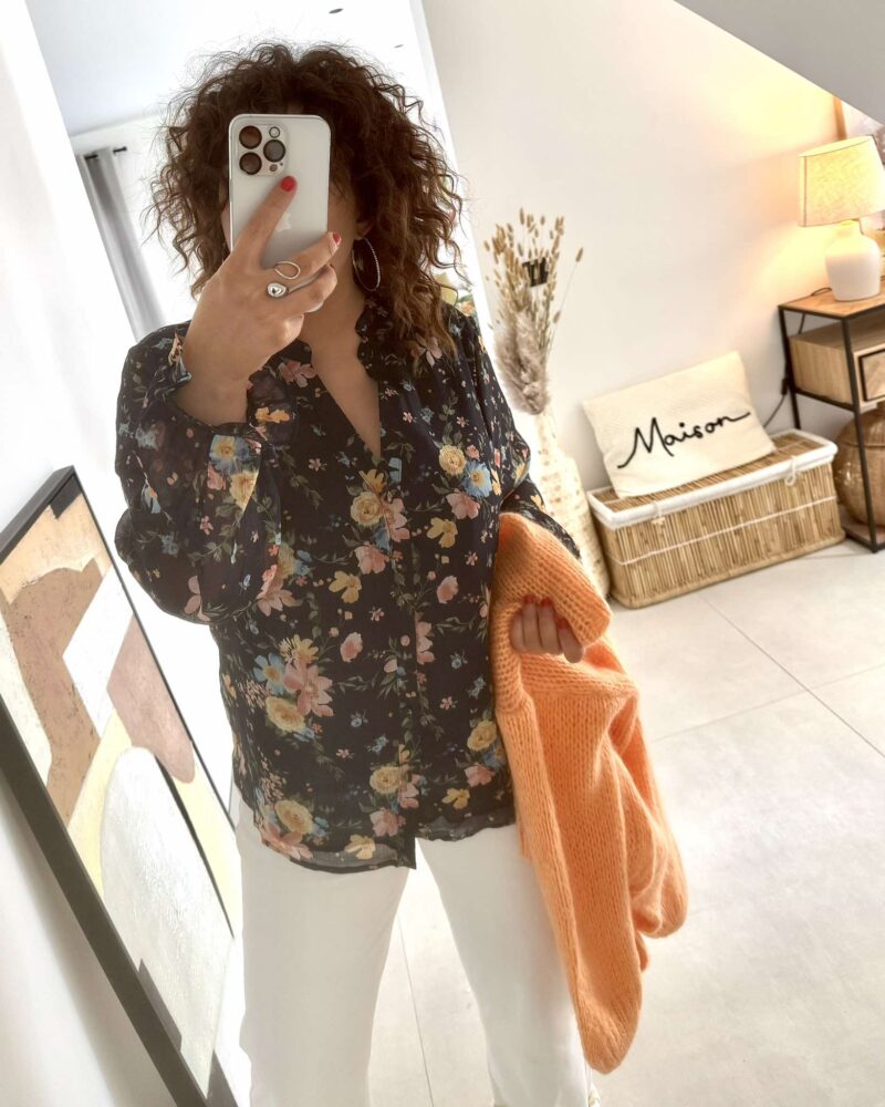 Blouse fleurie