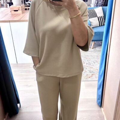 Blouse Vivaldi taupe - Victoria Clothes