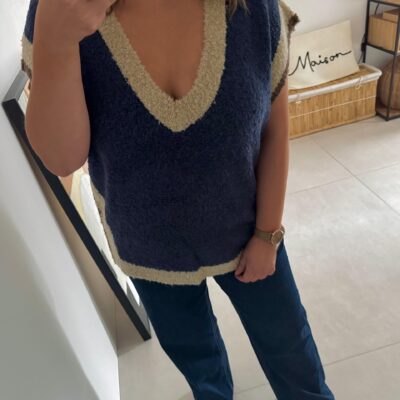 Pull Indigo - Red Button
