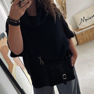 Pull Lucques noir - Victoria Clothes