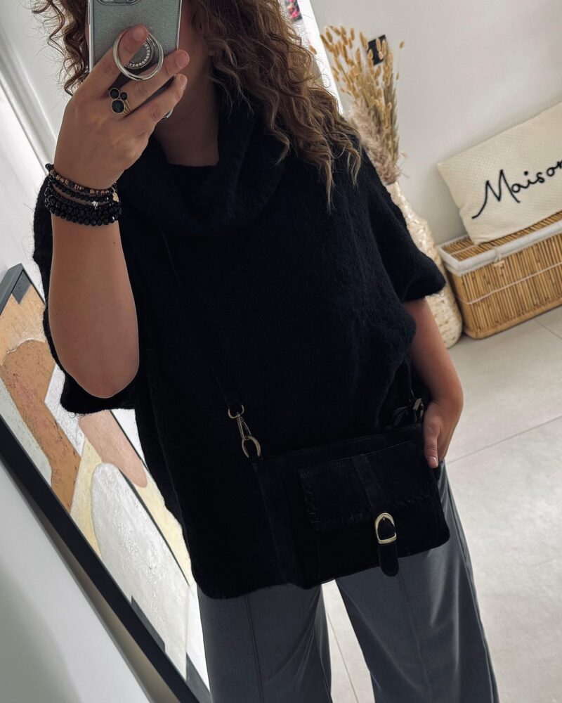 Pull Lucques noir - Victoria Clothes