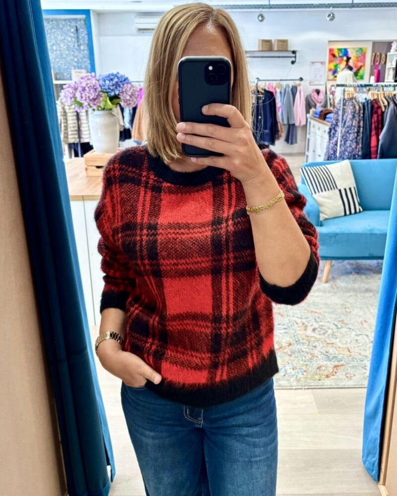 Pull Sibari rouge - Victoria Clothes