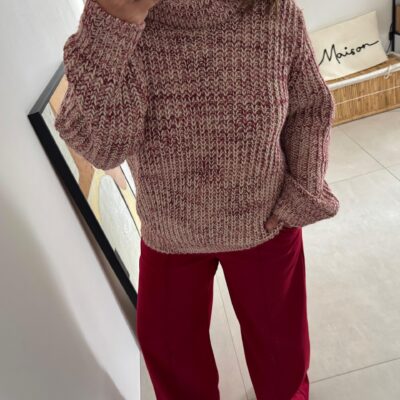 Pull Cocoon ruby - Red Button