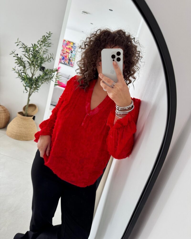 Blouse Georgia rouge