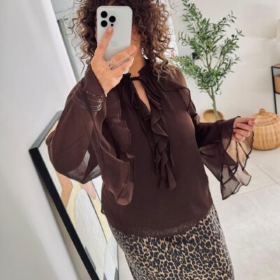 Blouse chocolat
