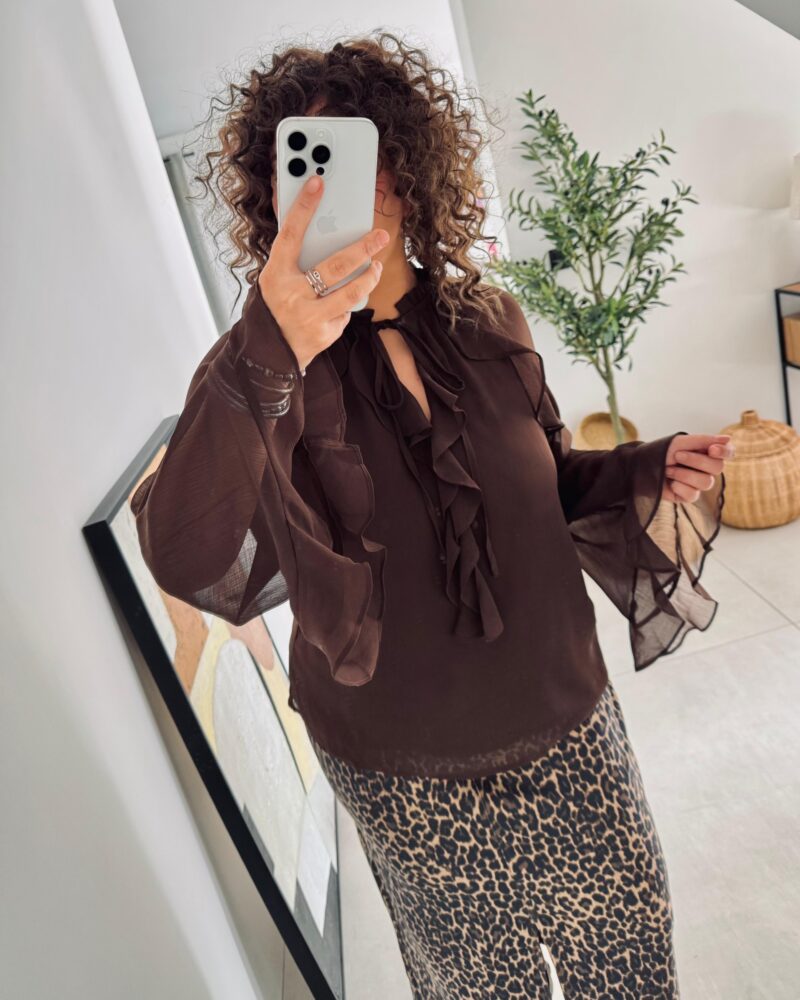 Blouse chocolat