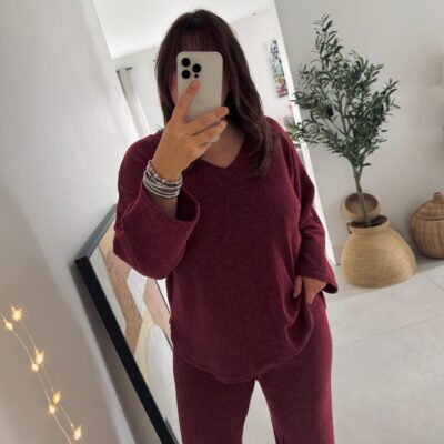 Ensemble cocooning bordeaux