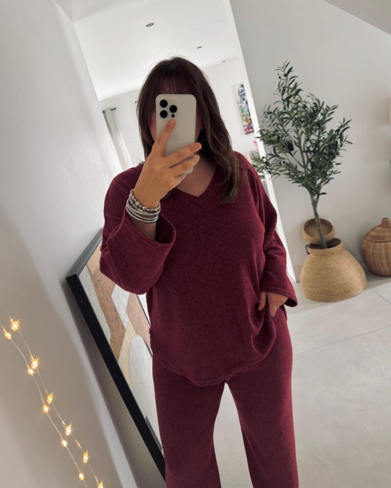 Ensemble cocooning bordeaux
