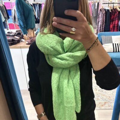 Echarpe verte fluo