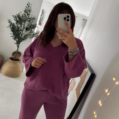 Ensemble cocooning magenta