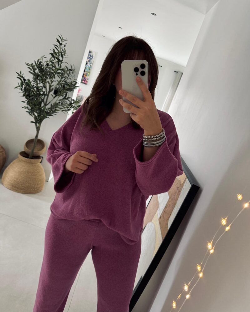 Ensemble cocooning magenta