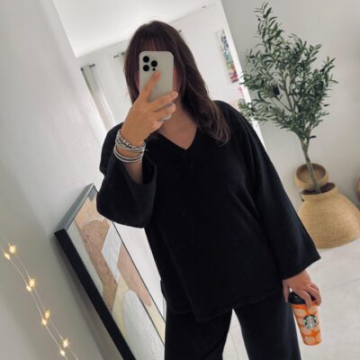 Ensemble cocooning noir