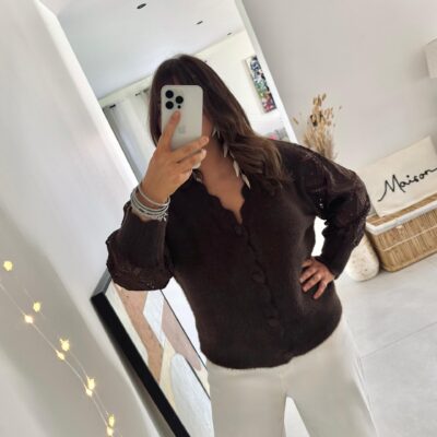 Gilet Noopy chocolat