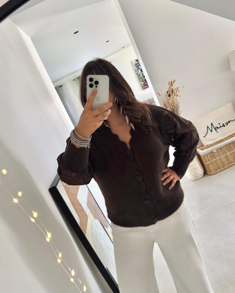 Gilet Noopy chocolat